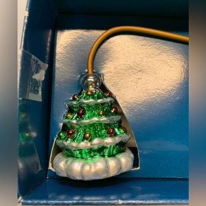 Boston Warehouse Christmas Tree candle snuffer, new open box